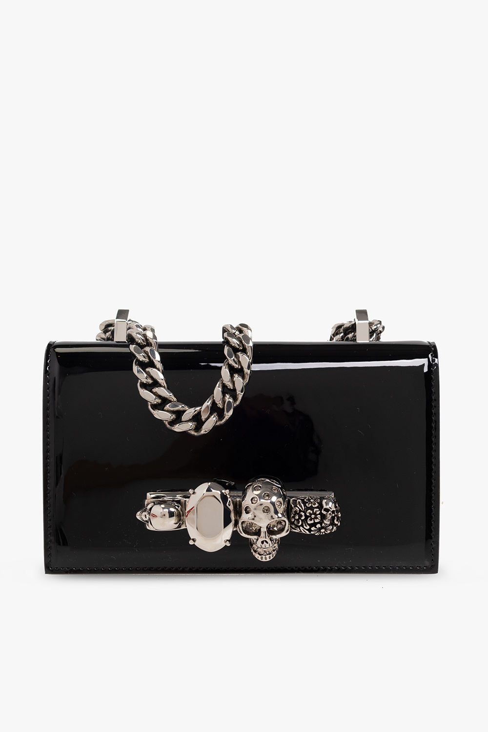 GenesinlifeShops 中国- 黑色'Jewelled Satchel Mini' shoulder bag